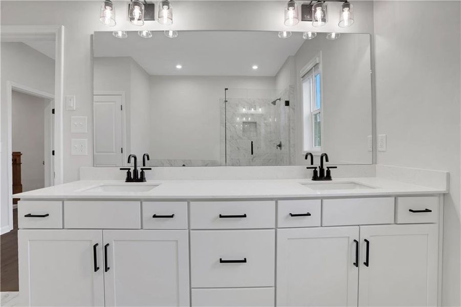 Furnished interior view inside a new home in Towne Village at Suwanee Dam, Sugar Hill (Image 9). Furnished interior view inside a new home in Towne Village at Suwanee Dam, Sugar Hill (Image 9).