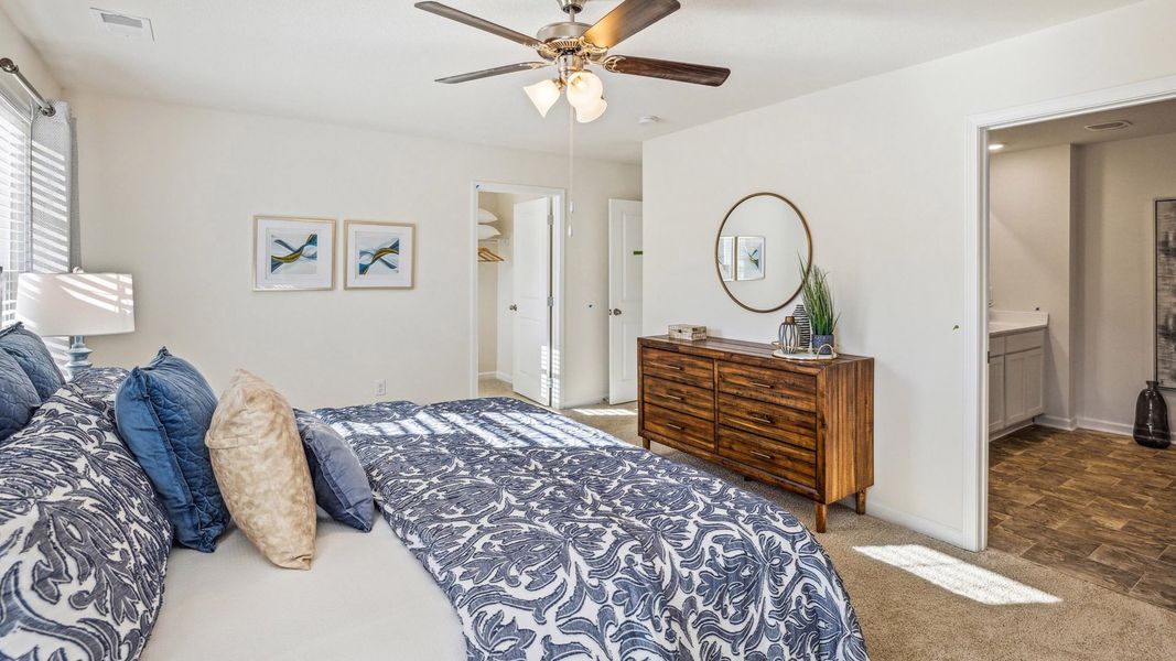 Furnished interior view inside a new home in Keebler Meadows, Johnson City (Image 11).