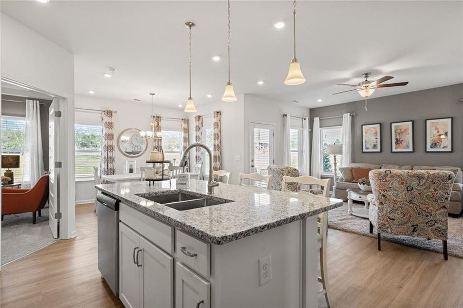 Furnished interior view inside a new home in Laurel Ridge, Rock Spring (Image 23).