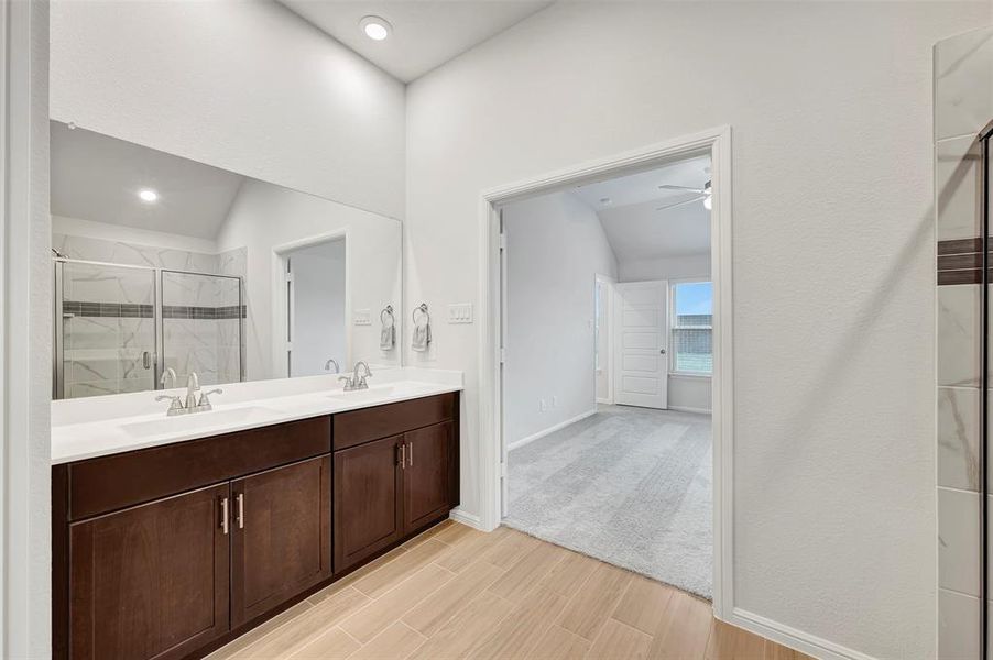 Furnished interior view inside a new home in The Preserve, Justin (Image 6). Furnished interior view inside a new home in The Preserve, Justin (Image 6).