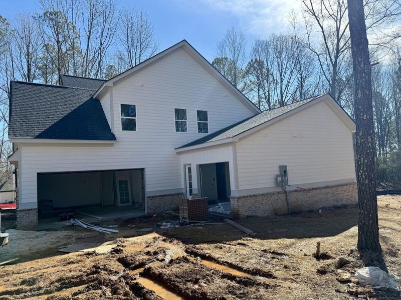In-progress construction of a new home in , Cumming, GA (Image 7).