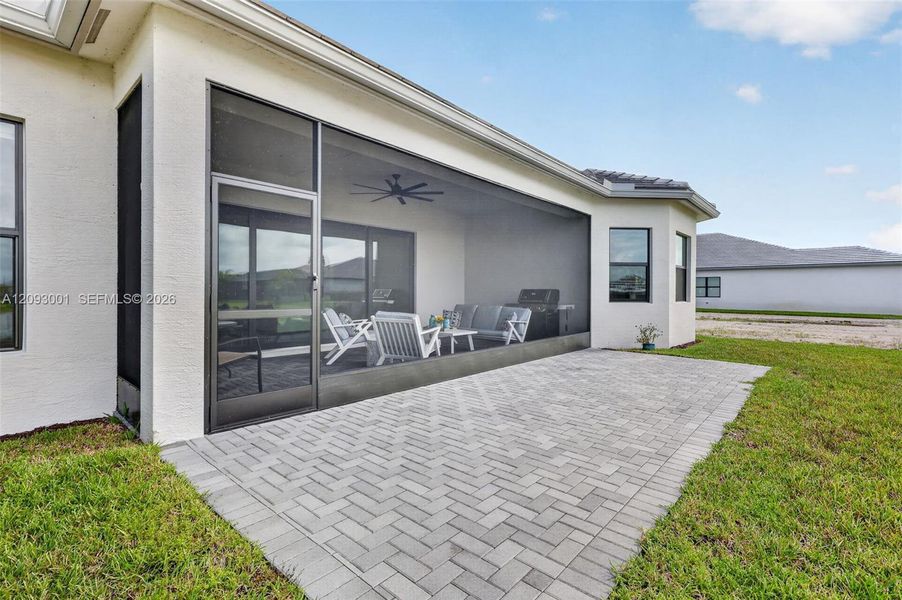 Exterior details and patio area of a home in , Port St. Lucie (Image 35). Exterior details and patio area of a home in , Port St. Lucie (Image 35).