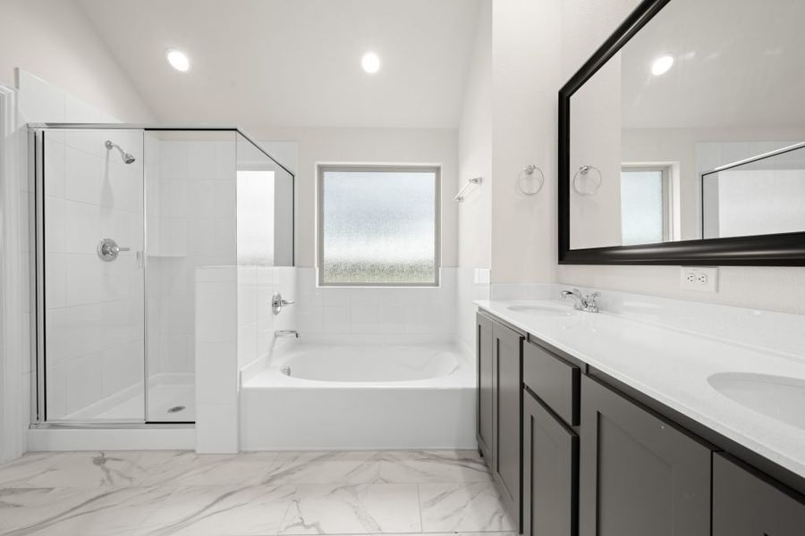 Representative exterior photo of a completed home built from the Walden by Impression Homes in Timberbrook, Justin, TX (Image 18).