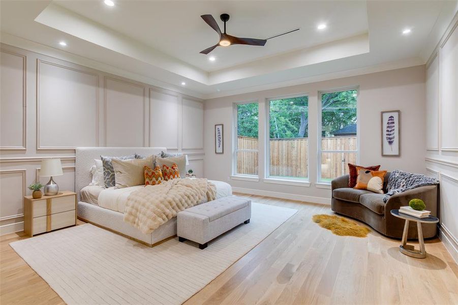 Furnished interior view inside a new home in , Dallas (Image 31).