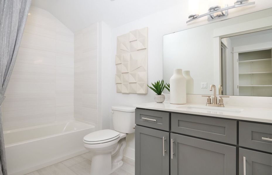 Representative furnished interior of a home built from the Stellar by Del Webb in Del Webb Austin at Lost Pines, Bastrop (Image 19). Representative furnished interior of a home built from the Stellar by Del Webb in Del Webb Austin at Lost Pines, Bastrop (Image 19).