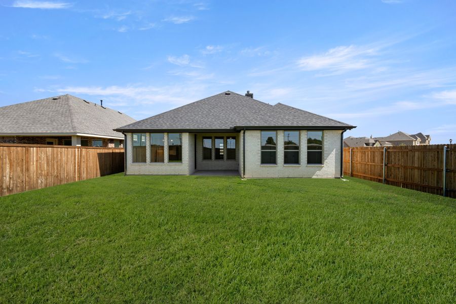 Exterior details and patio area of a home in Somerset, Mansfield (Image 4). Exterior details and patio area of a home in Somerset, Mansfield (Image 4).