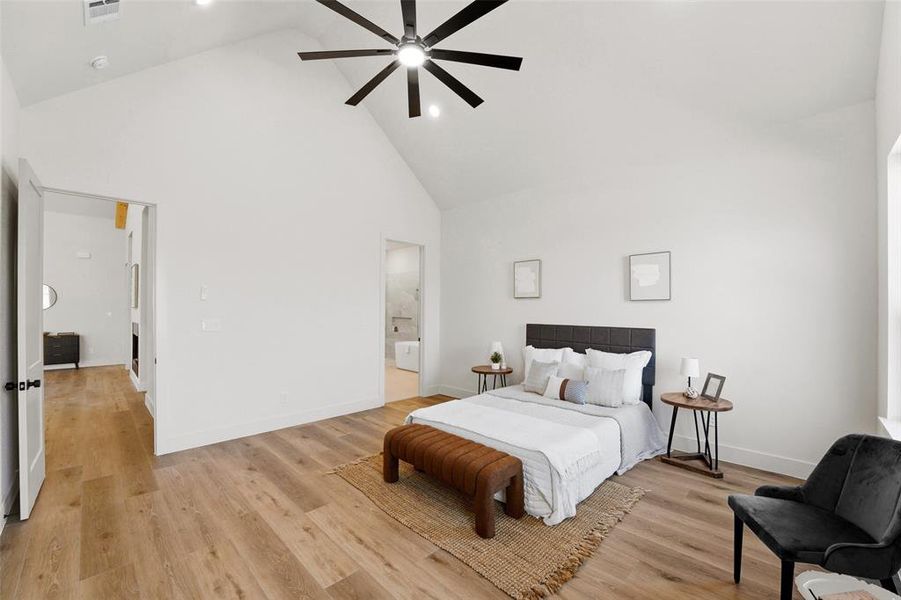 Furnished interior view inside a new home in , Fort Worth (Image 15).