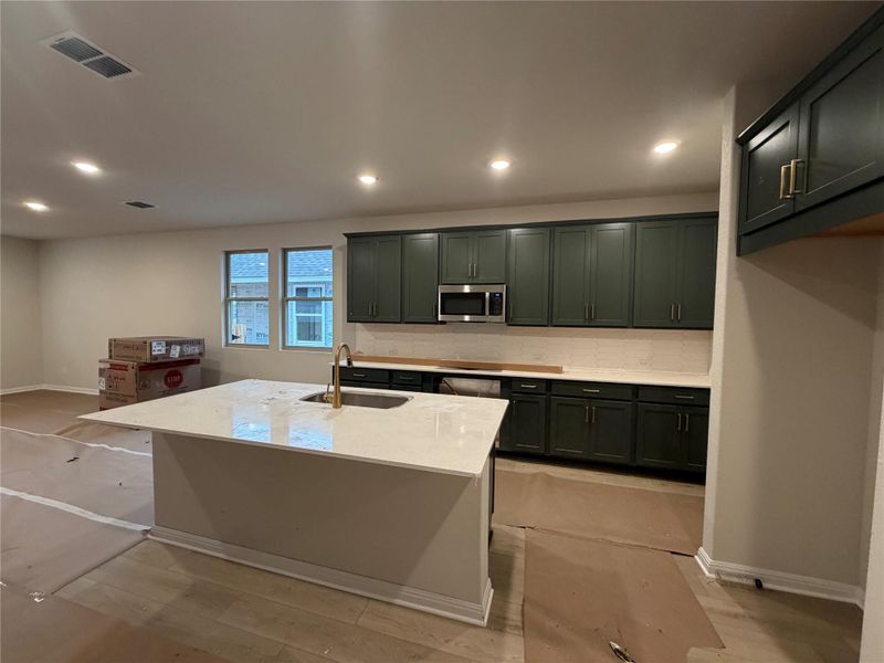 In-progress construction of a new home in Cannon Ranch 45s, Dripping Springs, TX (Image 22).