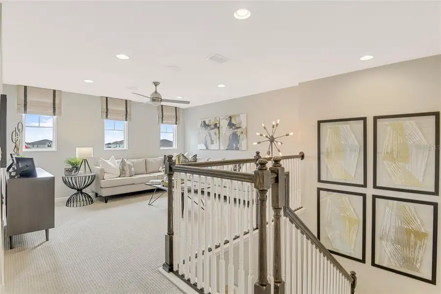 Furnished interior view inside a new home in Troon Creek Preserve, Leesburg (Image 10). Furnished interior view inside a new home in Troon Creek Preserve, Leesburg (Image 10).