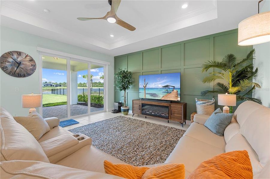 Furnished interior view inside a new home in , Punta Gorda (Image 9). Furnished interior view inside a new home in , Punta Gorda (Image 9).