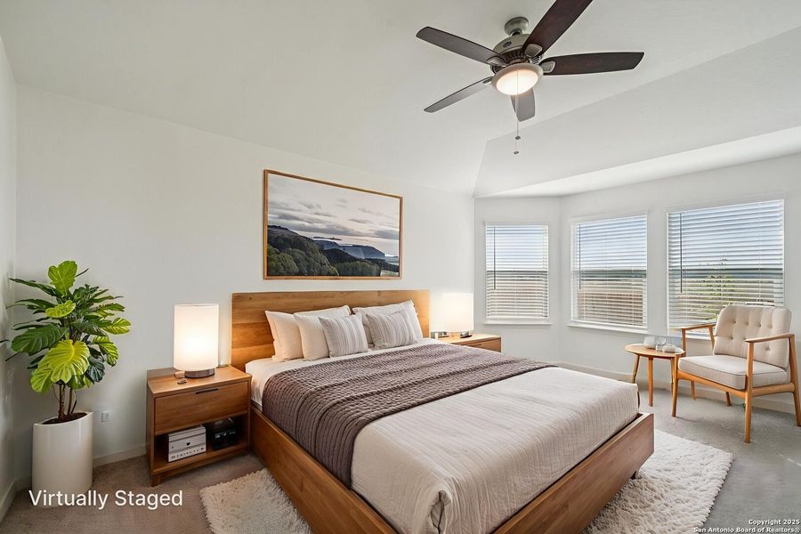 Furnished interior view inside a new home in Estancia Ranch - Premier Series, San Antonio (Image 11). Furnished interior view inside a new home in Estancia Ranch - Premier Series, San Antonio (Image 11).