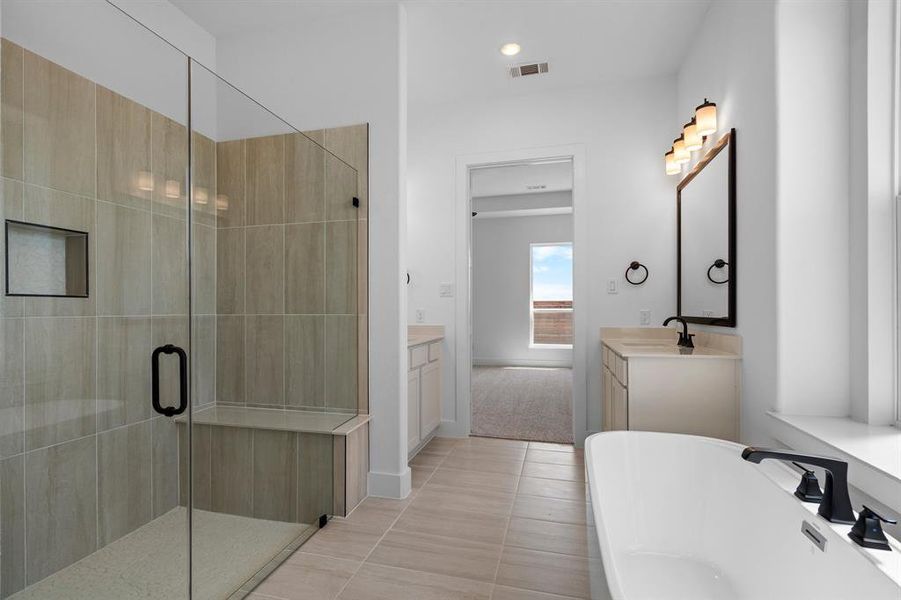 Furnished interior view inside a new home in Solterra, Mesquite (Image 14). Furnished interior view inside a new home in Solterra, Mesquite (Image 14).