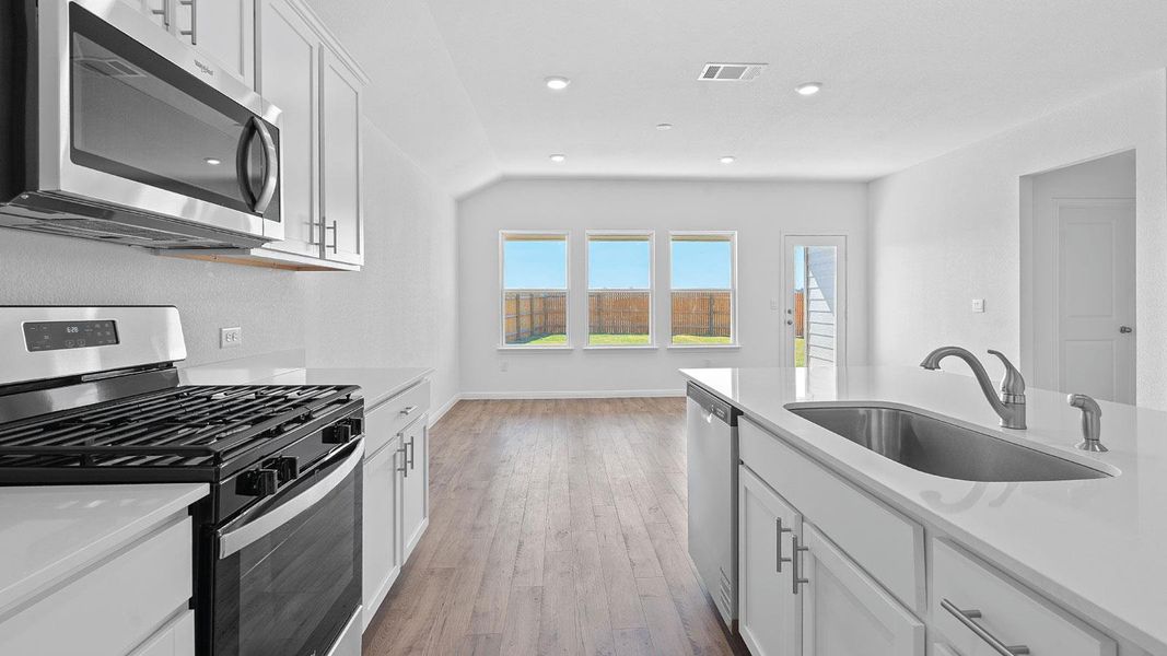 Furnished interior view inside a new home in Prairie Lakes, Buda (Image 15).