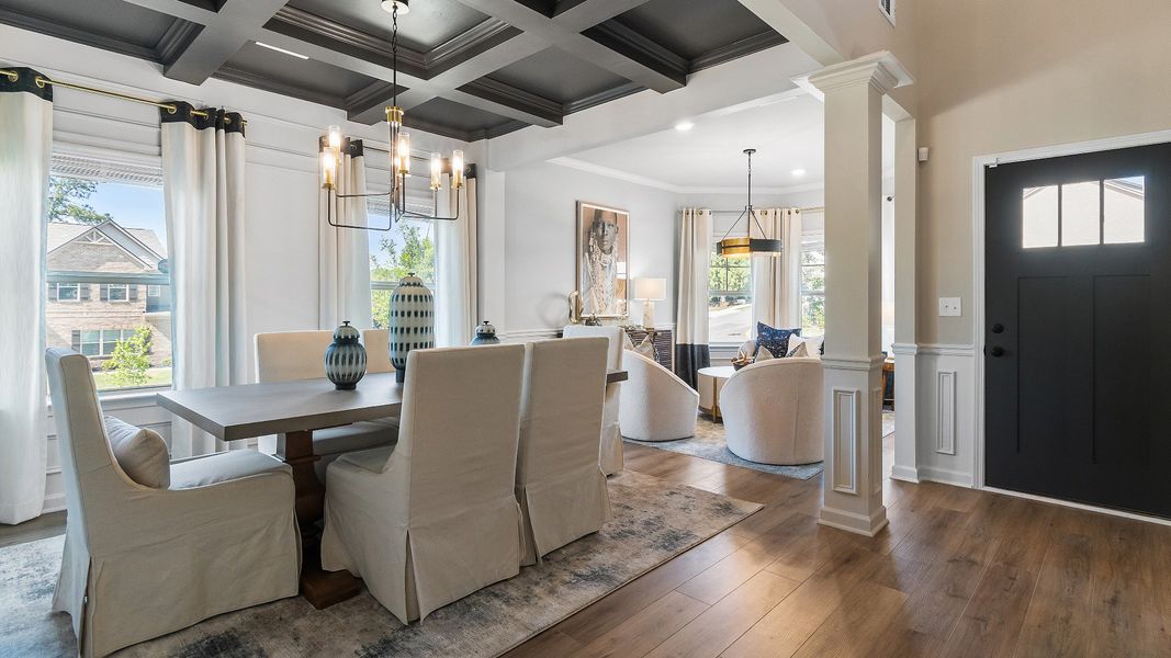 Furnished interior view inside a new home in Camp Creek Village, Atlanta (Image 6).