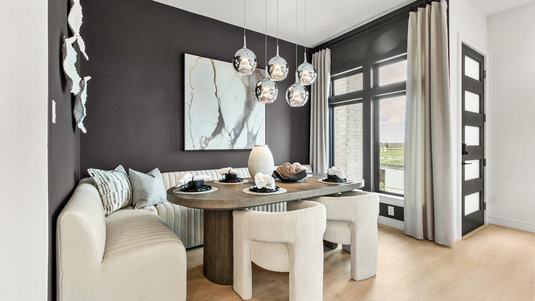 Representative furnished interior of a home built from the Alba by Brightland Homes in Bridgeland Central, Cypress (Image 9). Representative furnished interior of a home built from the Alba by Brightland Homes in Bridgeland Central, Cypress (Image 9).