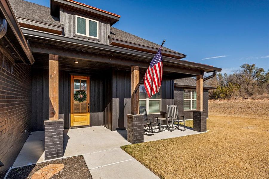 Exterior details and patio area of a home in Grace Lane Estates, Brock (Image 4).