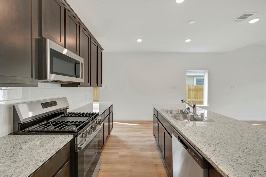 Furnished interior view inside a new home in Indian Springs, Crosby (Image 7). Furnished interior view inside a new home in Indian Springs, Crosby (Image 7).