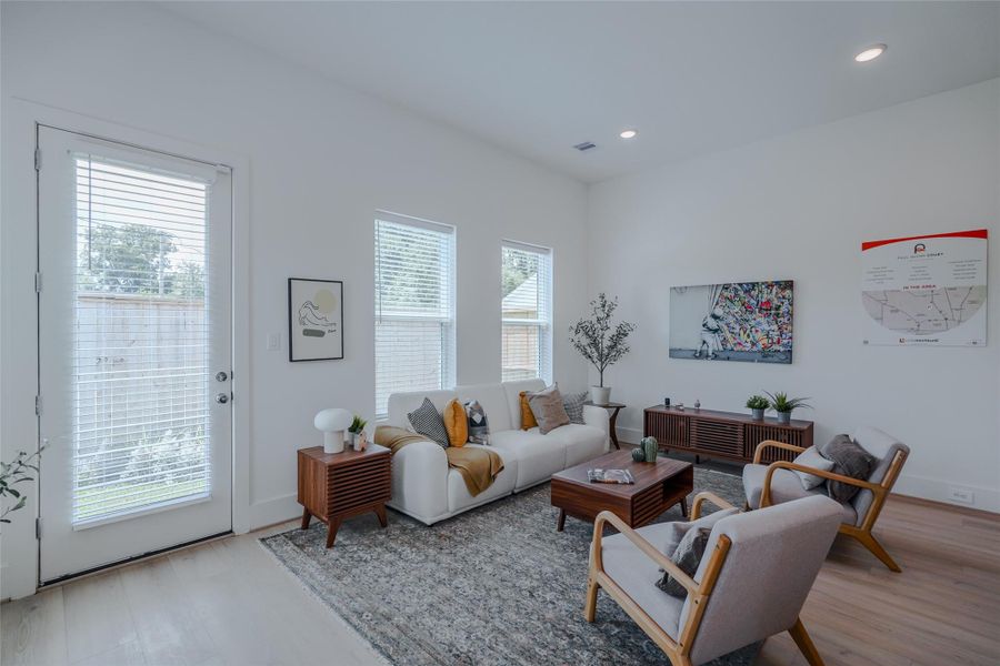 Furnished interior view inside a new home in Paul Quinn Court, Houston (Image 16).