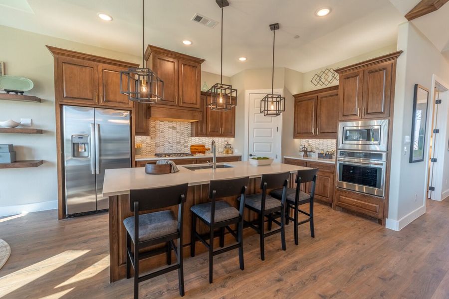 Representative furnished interior of a home built from the Avanti by Ladera Texas in Ladera at The Reserve, Mansfield (Image 5).