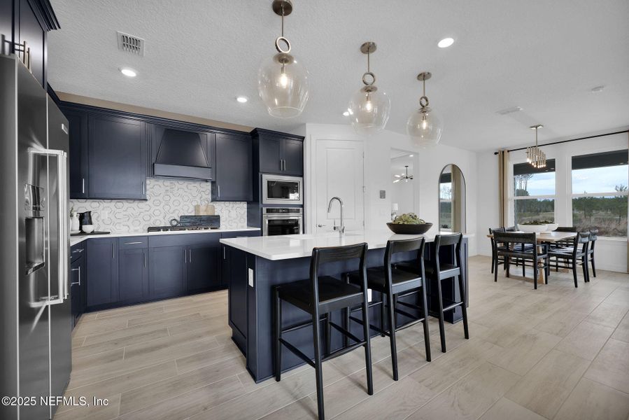 Furnished interior view inside a new home in Hawthorn Park at Wildlight, Yulee (Image 9).