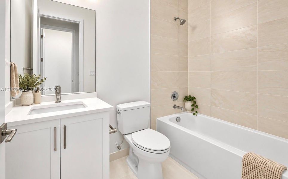 Furnished interior view inside a new home in , Boca Raton (Image 17).