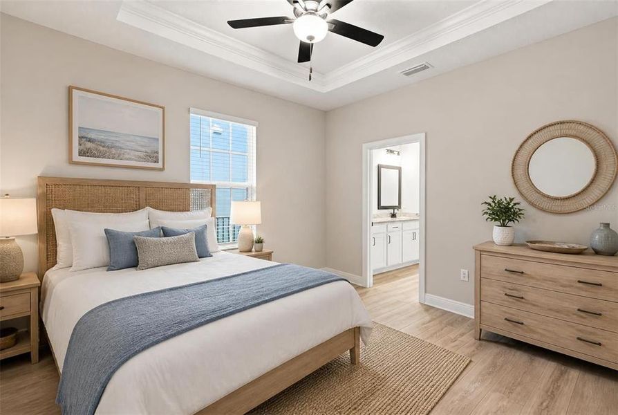 Furnished interior view inside a new home in Reunion Village, Kissimmee (Image 5).