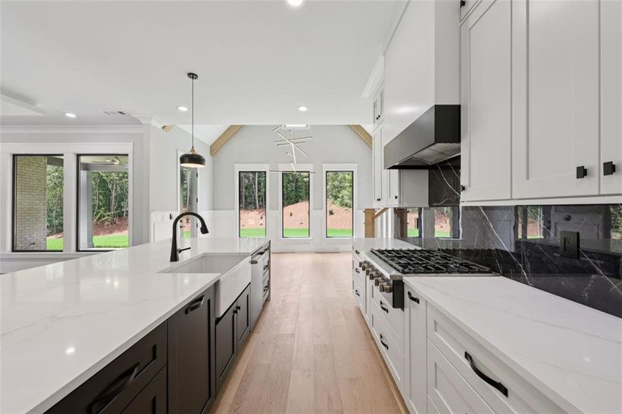 Furnished interior view inside a new home in , Braselton (Image 11). Furnished interior view inside a new home in , Braselton (Image 11).