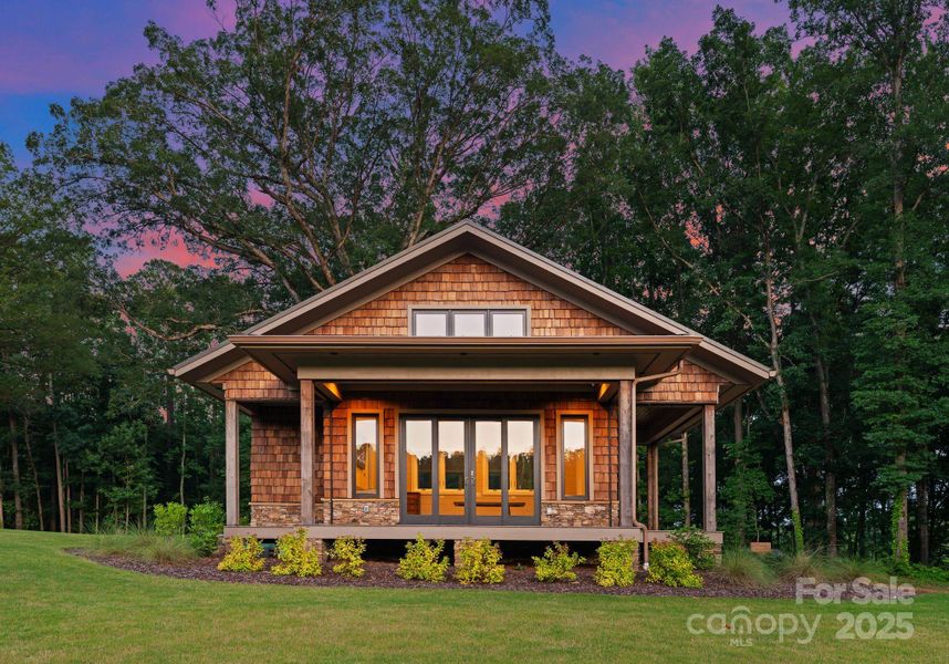 Front exterior of a new home in , Pinehurst, NC, highlighting curb appeal (Image 20).