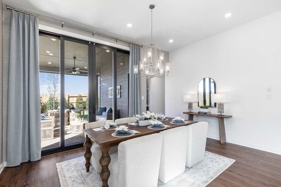 Representative Dining Room - some options shown Representative Dining Room - some options shown