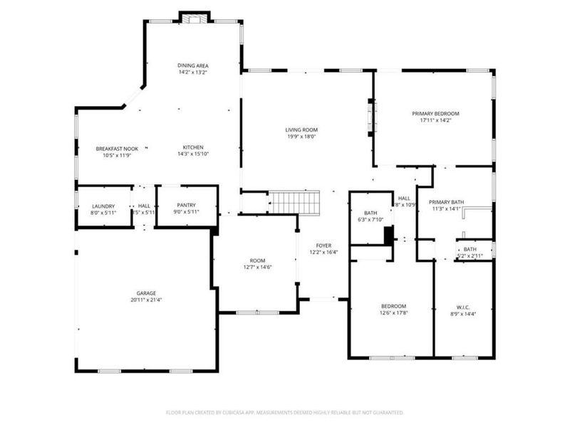 2D floor plan layout of this home in , Jonesboro, GA (Image 5).