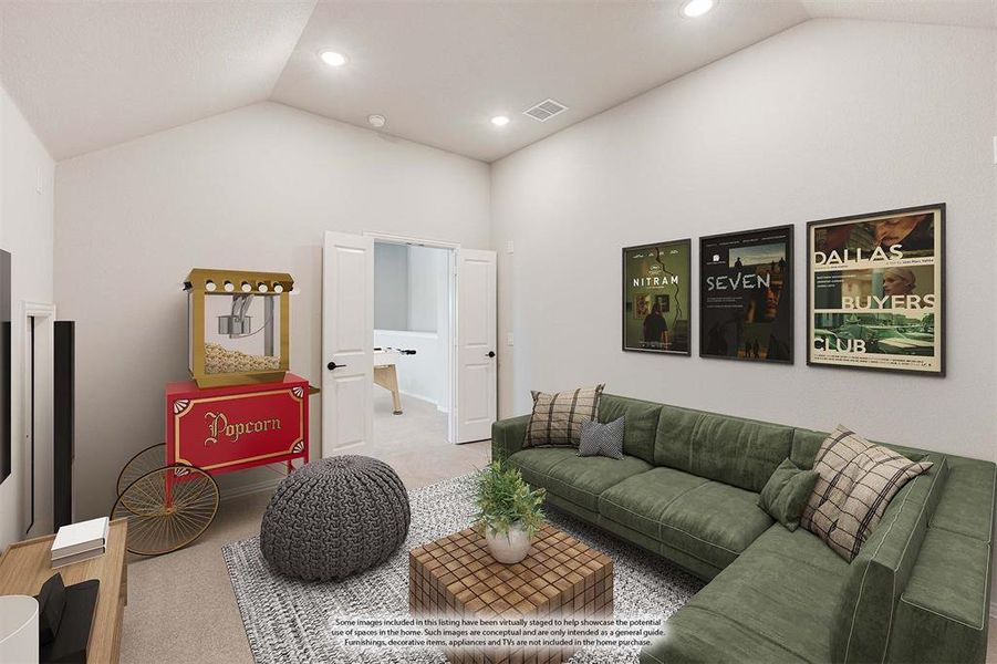 Furnished interior view inside a new home in Timberbrook 3B-4A, Justin (Image 8).