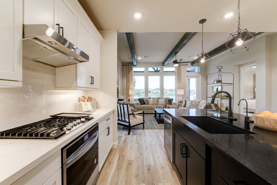 Representative furnished interior of a home built from the Messina by Beazer Homes in Bridgeland: Signature Collection, Cypress (Image 5).