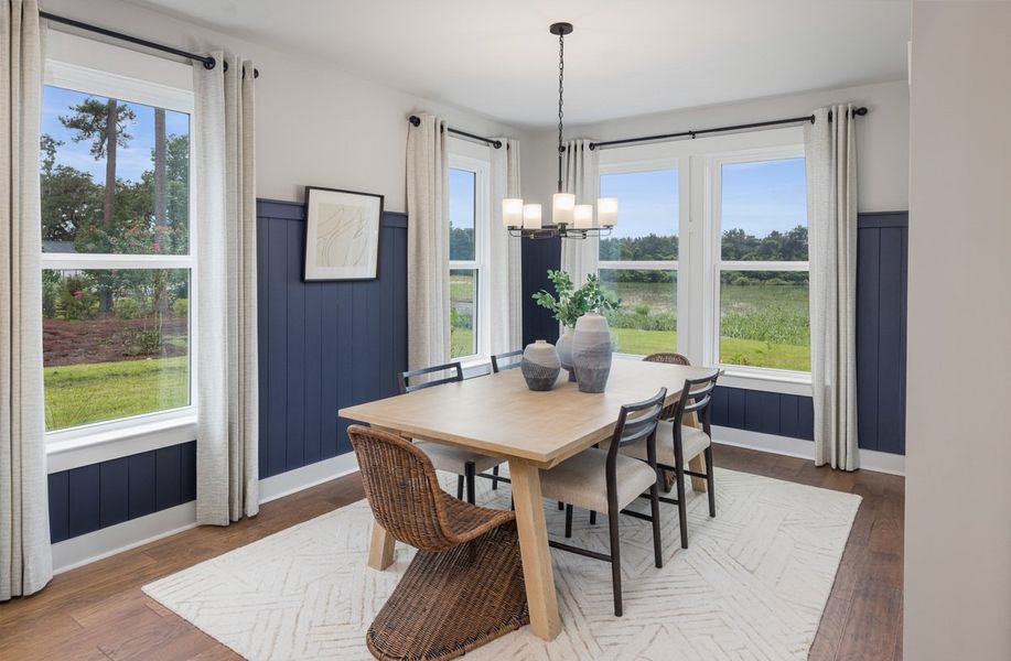 Furnished interior view inside a new home in The Oaks, Goose Creek (Image 14).