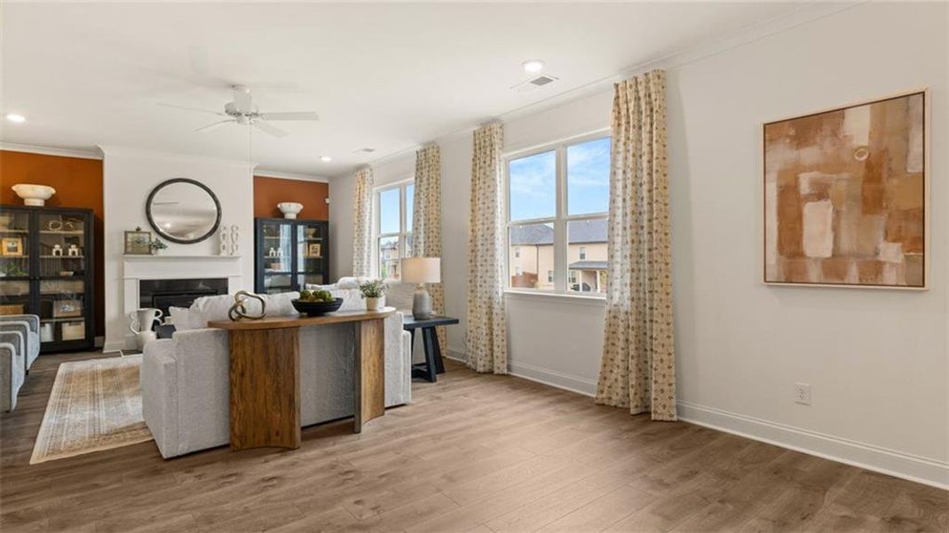 Furnished interior view inside a new home in The Gates at Pates Creek, Hampton (Image 27).