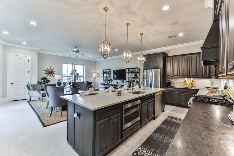 Furnished interior view inside a new home in , Sugar Land (Image 15).