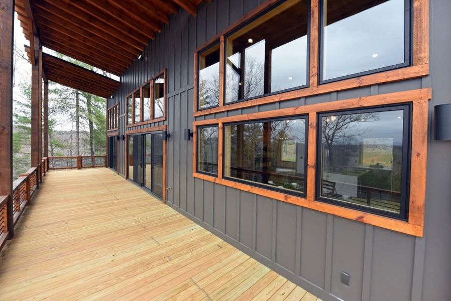Exterior details and patio area of a home in , Blue Ridge (Image 27). Exterior details and patio area of a home in , Blue Ridge (Image 27).