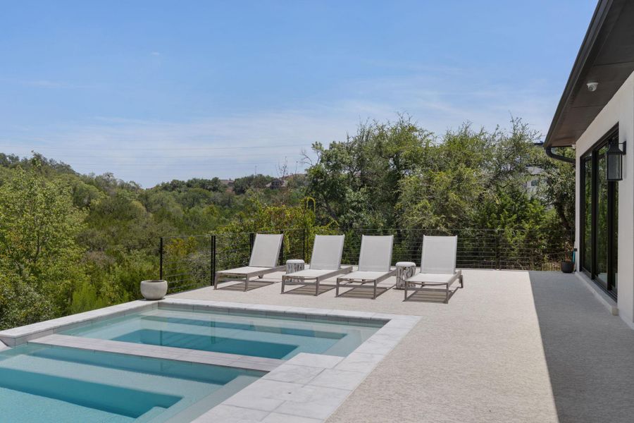 Exterior details and patio area of a home in , Austin (Image 24).