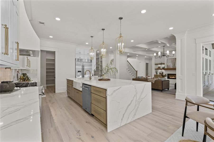 Furnished interior view inside a new home in , Dacula (Image 9).