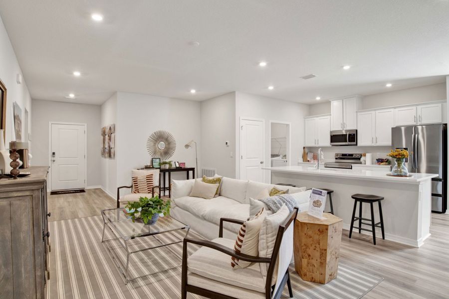 Furnished interior in a model home at Bellview Pointe in Bellview (Image 19).