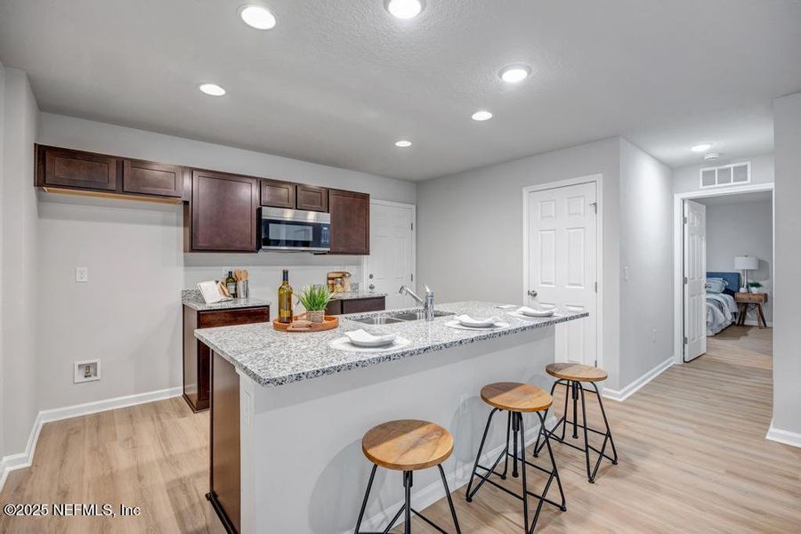 Furnished interior view inside a new home in , Jacksonville (Image 12).
