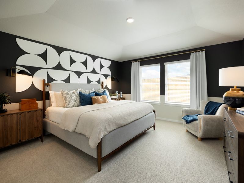 Furnished interior view inside a new home in Riviera Pines - Traditional Series, Huffman (Image 8).