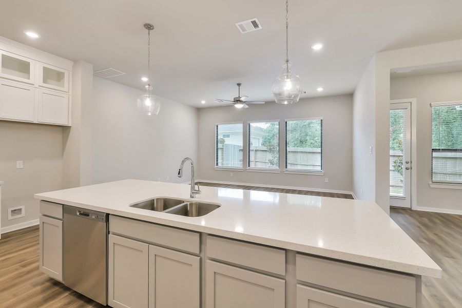 Furnished interior view inside a new home in Summer Place  35', Montgomery (Image 11).