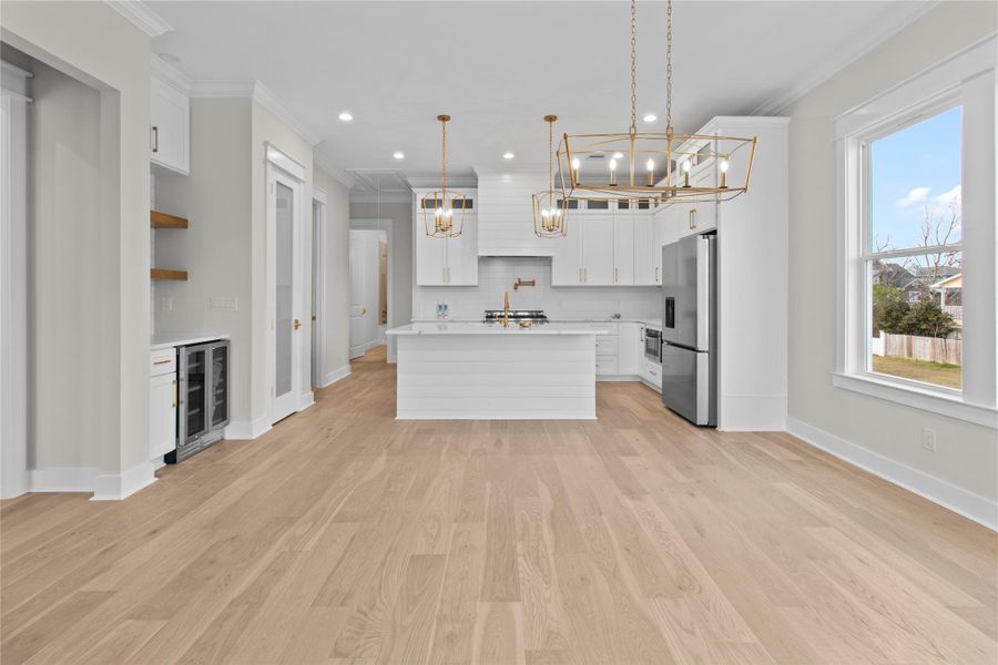 Virtually staged photo