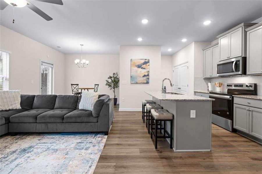 Furnished interior view inside a new home in , Villa Rica (Image 5).