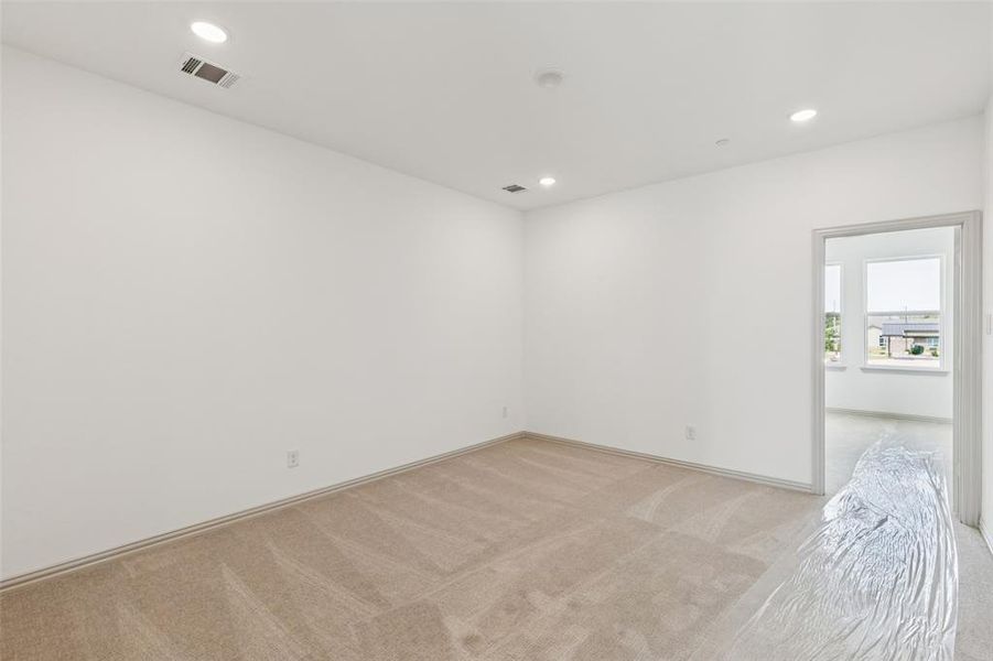 The upstairs game room is the perfect place to enjoy some family fun time!