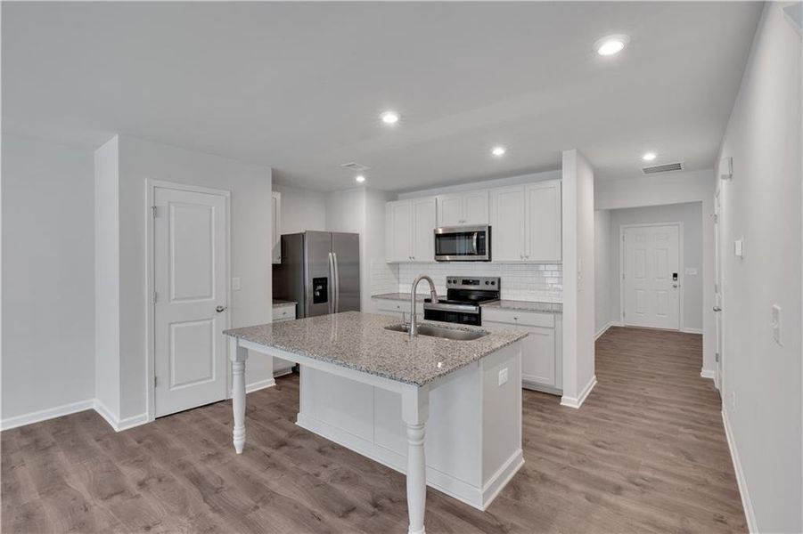 Furnished interior view inside a new home in Village Green, Adairsville (Image 6).