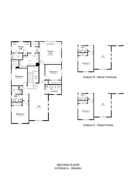 2D floor plan layout of this home in Verdin, Phoenix, AZ (Image 3).