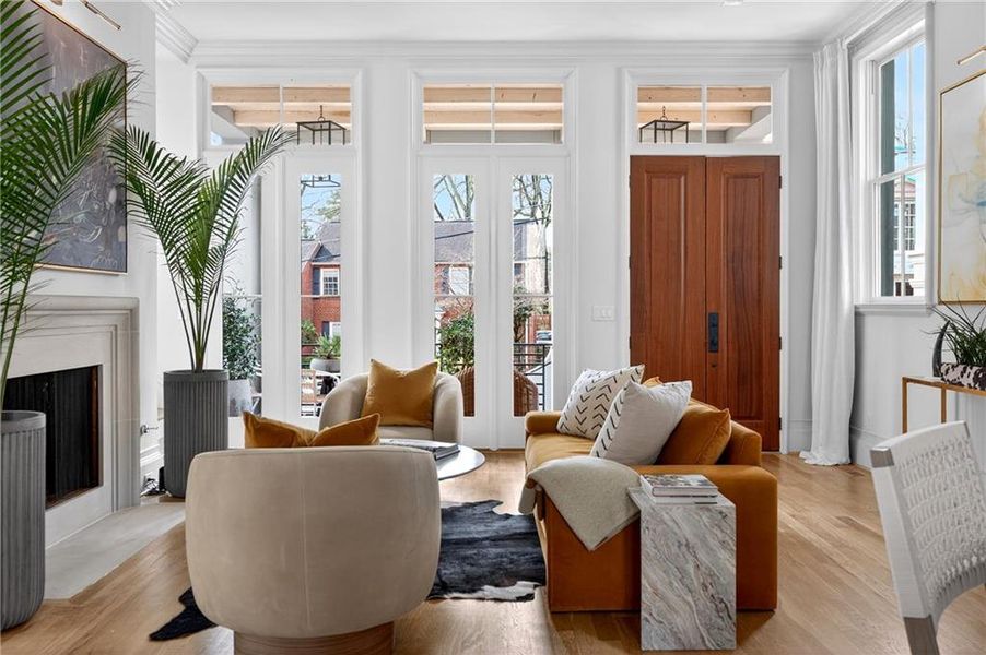 Furnished interior view inside a new home in Delmont, Atlanta (Image 46). Furnished interior view inside a new home in Delmont, Atlanta (Image 46).