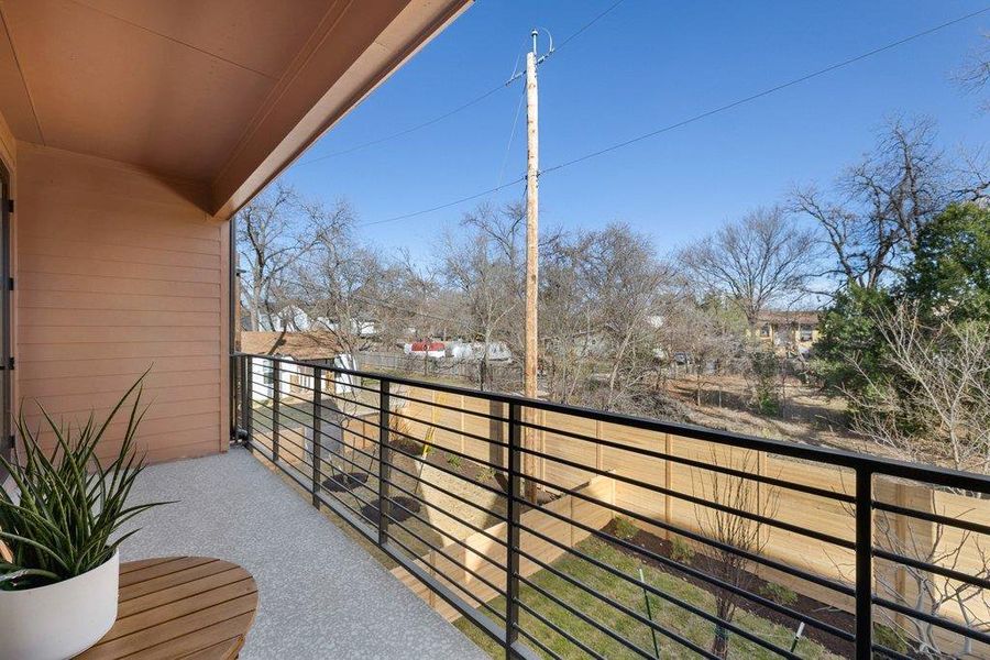 Exterior details and patio area of a home in , Austin (Image 4).