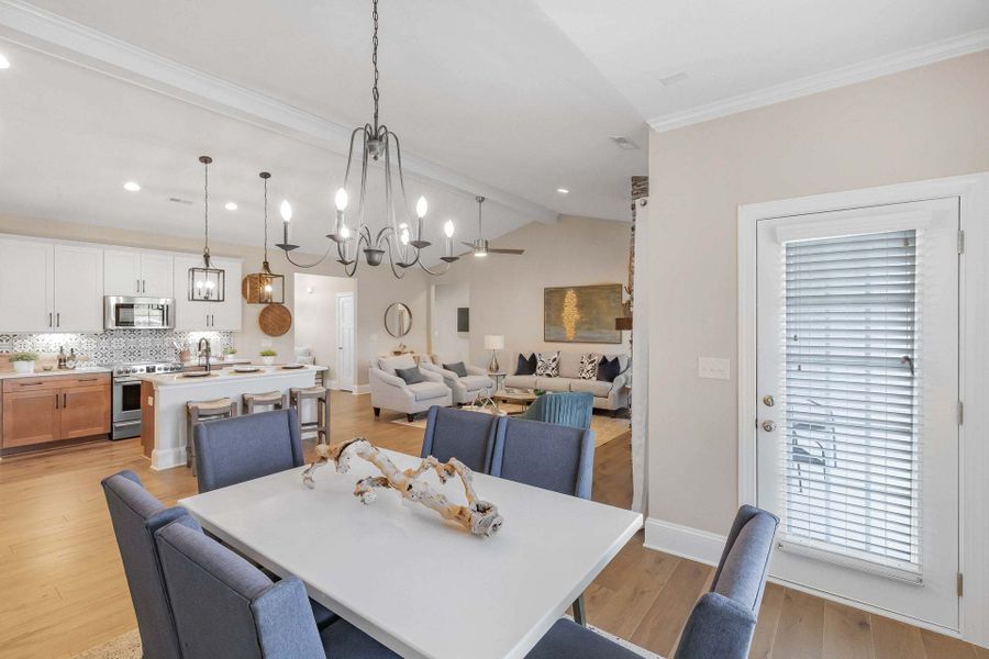 Representative furnished interior of a home built from the Carver by Caviness & Cates Communities in Maggie Way, Wendell (Image 62).